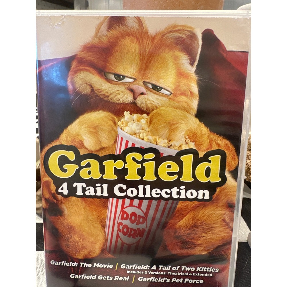 Garfield 4 Tail Collection DVD 4-Movie Set The Movie Tail of Two Kitties used
